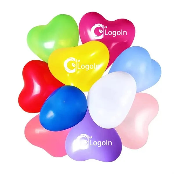 10-inch Latex Color Heart Shaped Balloon for Party Wedding
