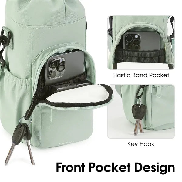 Water Bottle Carrier Crossbody Bag
