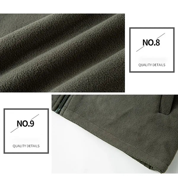 Reversible Fleece Vest with Multi-Pocket Design
