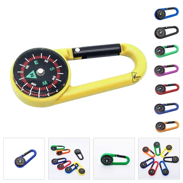 Carabiner With Compass