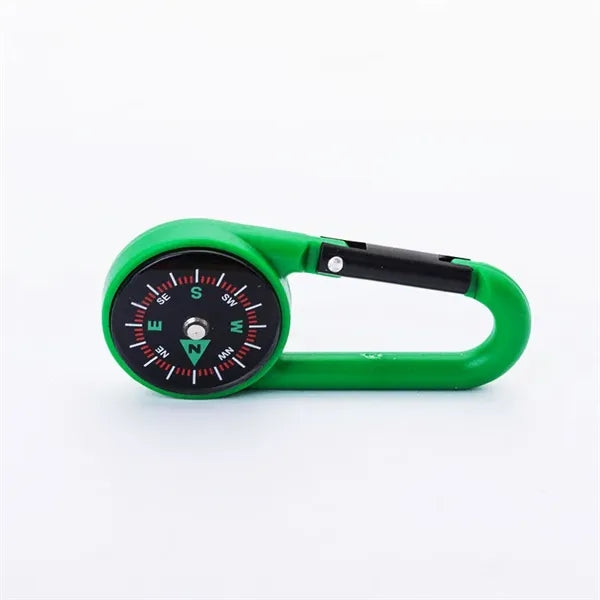 Carabiner With Compass