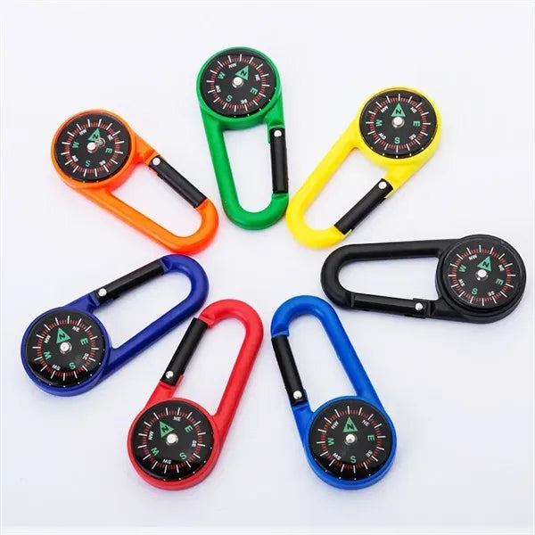 Carabiner With Compass