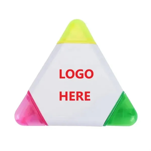 Triple Triangle Multi Color Highlighter Pens
