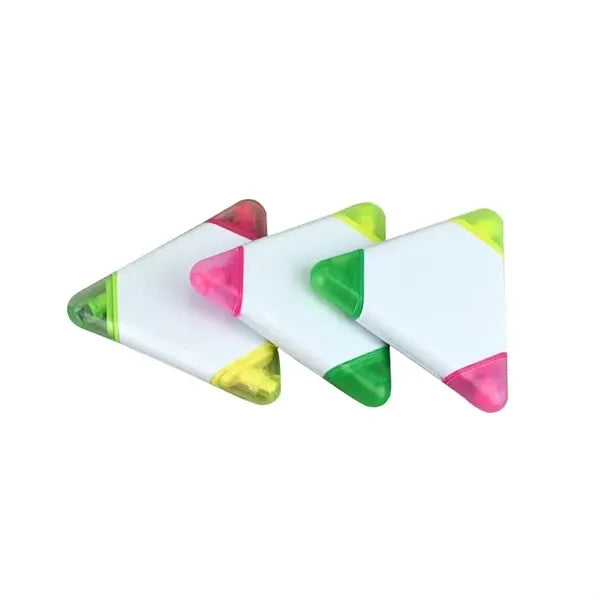 Triple Triangle Multi Color Highlighter Pens