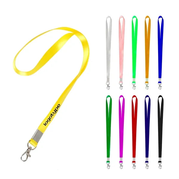 Silkscreen Polyester Lanyard Lobster Claw