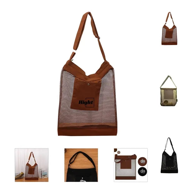 Beach Toy Mesh Shell Bag