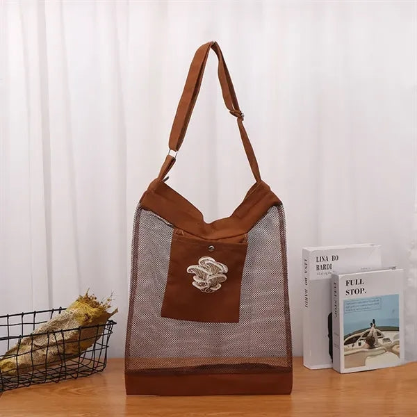 Beach Toy Mesh Shell Bag