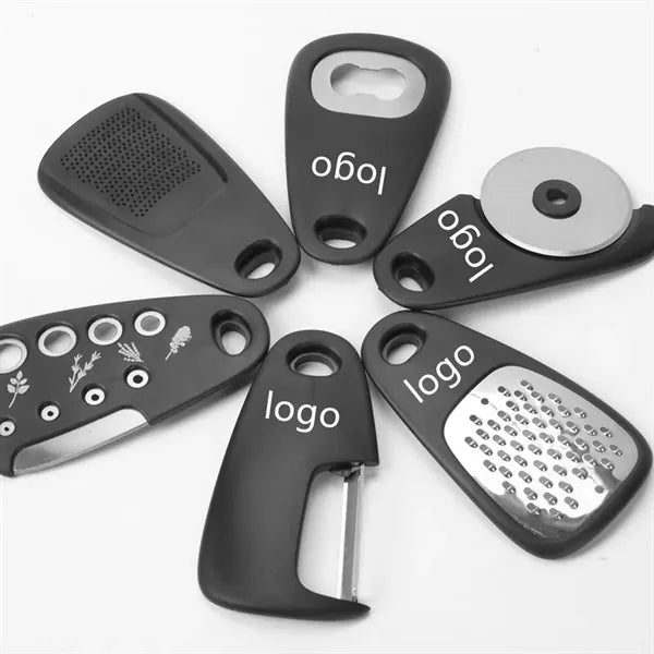 Fruit Peeler and Cheese Grater Bottle Opener Pizza Cutter