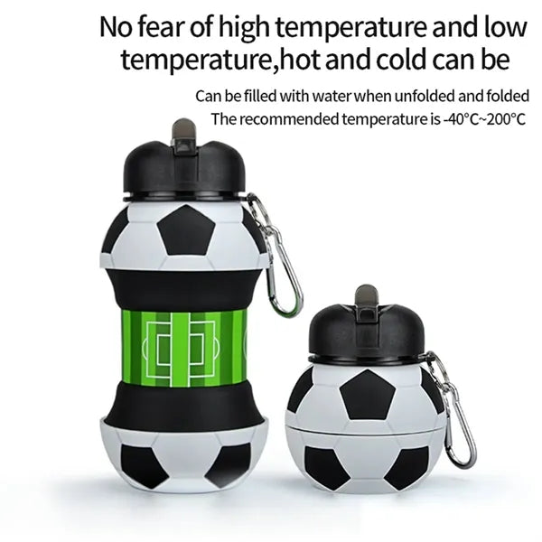 19oz Silicone Foldable Bpa Free Leakproof Sports Water Jugs