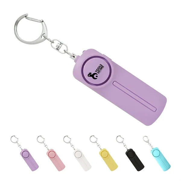 Safe Personal Alarm Emergency Alert Whistle Key Chain LED