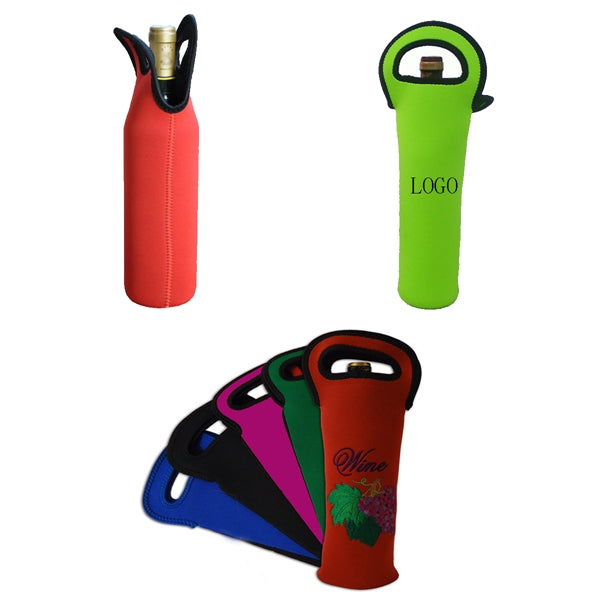 Neoprene Wine Bottle Tote