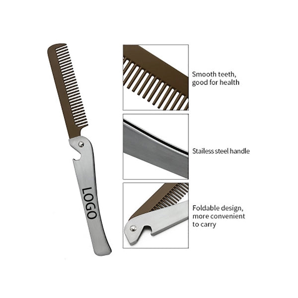 Multifunction Pocket Folding Comb