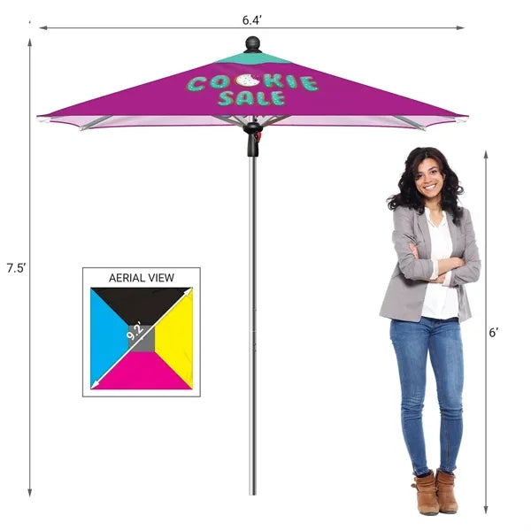 7.5' Heavy Duty Square Umbrella Kit