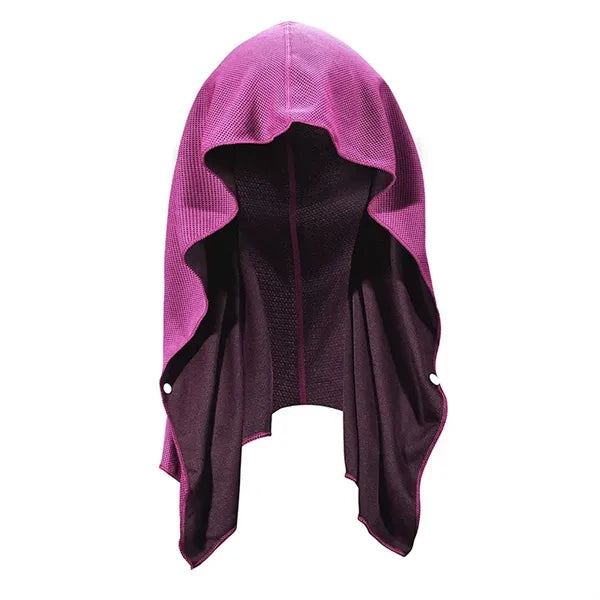 U-Shaped Cooling Hoodie Towel