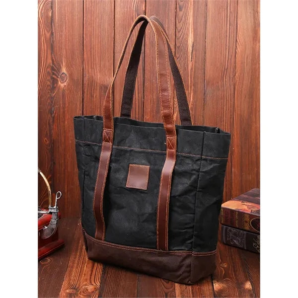 Laughton Wax Canvas Tote Bag