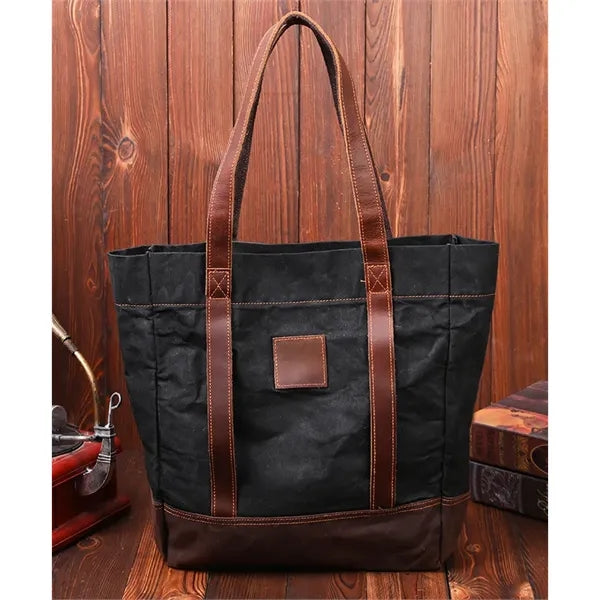 Laughton Wax Canvas Tote Bag