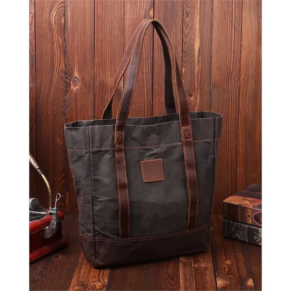 Laughton Wax Canvas Tote Bag