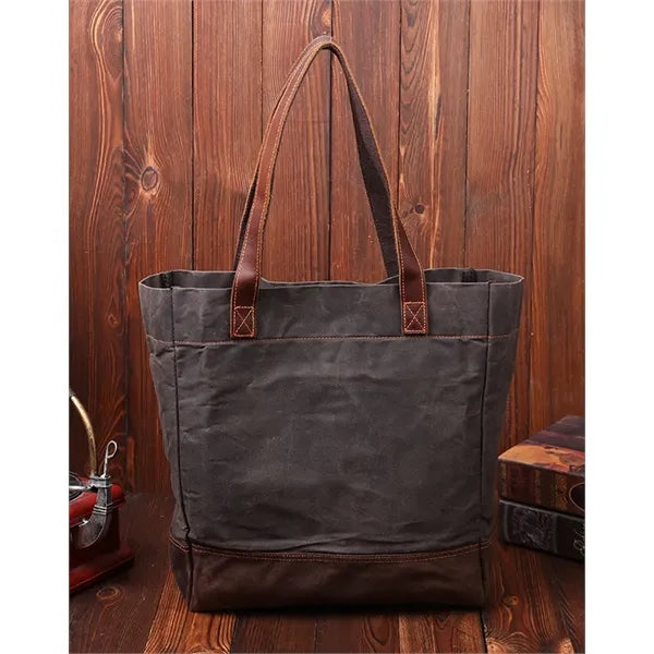 Laughton Wax Canvas Tote Bag