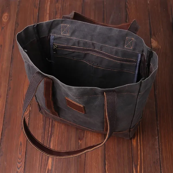 Laughton Wax Canvas Tote Bag