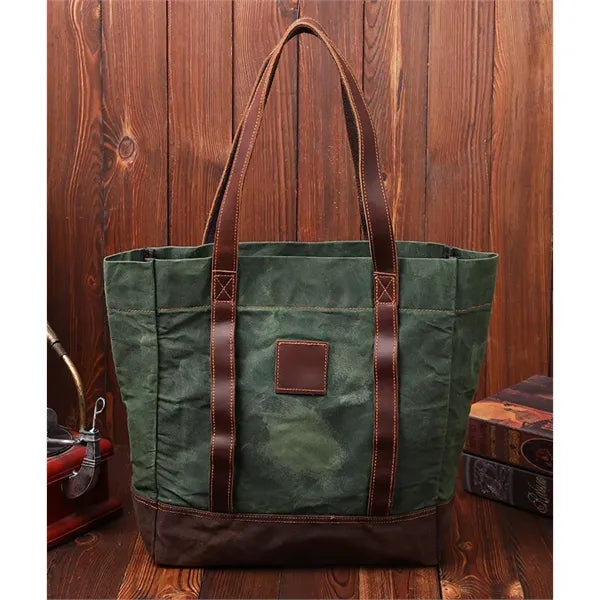Laughton Wax Canvas Tote Bag