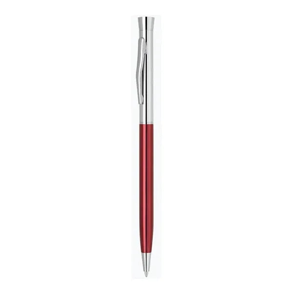 Slim Metal Twist Action Ballpoint Pen