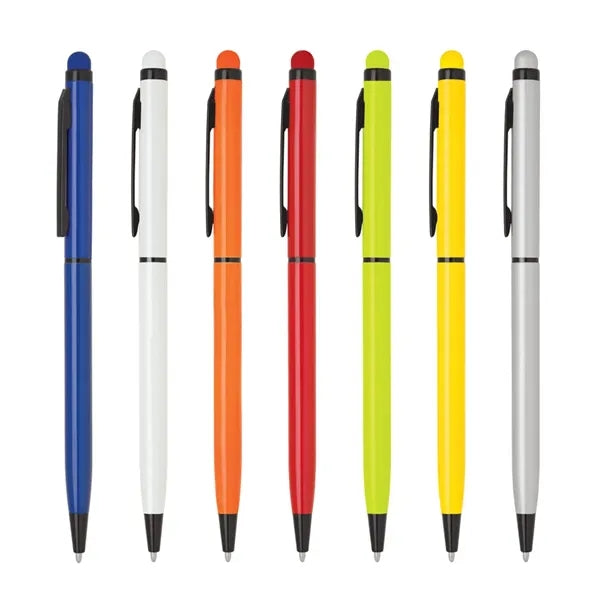 Slim Twist Action Metal Stylus Pen