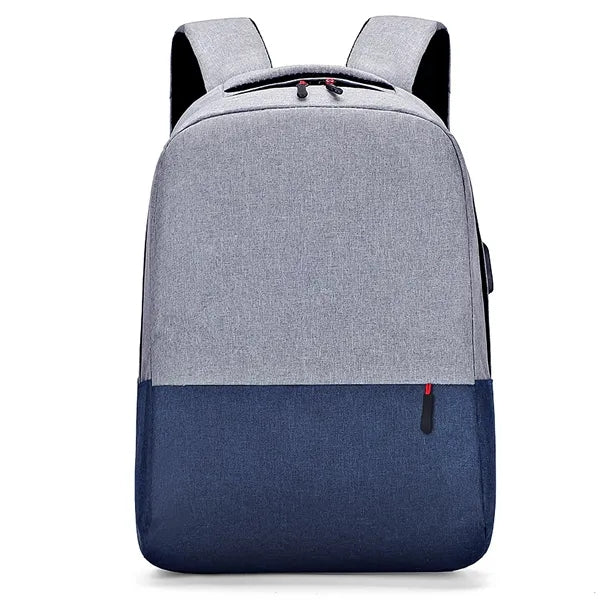 15.6-inch Colorblock USB Charging Business Laptop Backpack