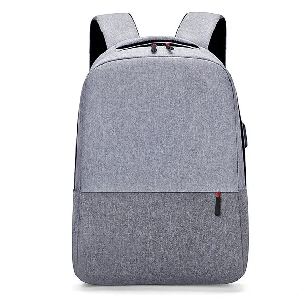 15.6-inch Colorblock USB Charging Business Laptop Backpack