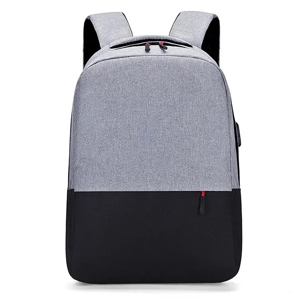15.6-inch Colorblock USB Charging Business Laptop Backpack