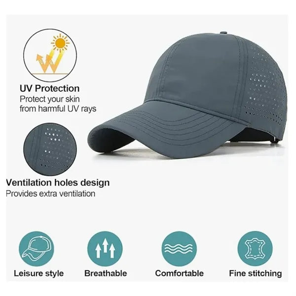 Premium Quick Dry Adjustable Mesh Baseball Hat
