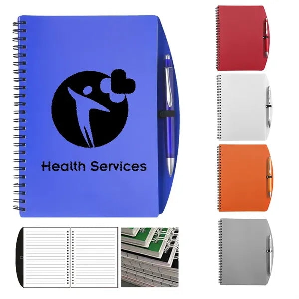 Spiral Bound Vinyl Cover Notebook