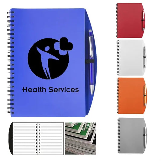 Spiral Bound Vinyl Cover Notebook