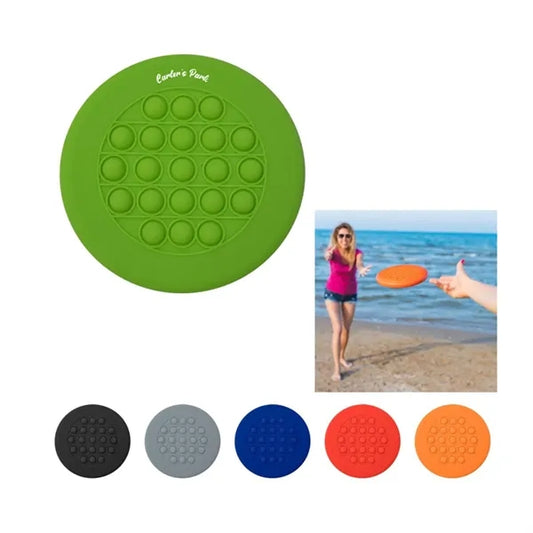 Push Pop Stress Reliever Flying Disc