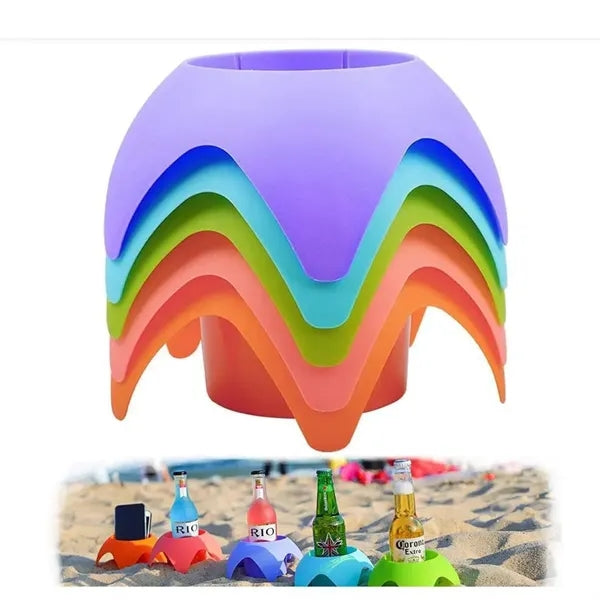 Plastic Beach Cup Holders