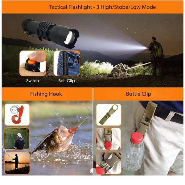 12 in 1 Professional Defense Emergency Survival Tool Kit