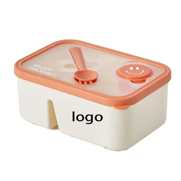 Compartmentalized Double Lunch Box
