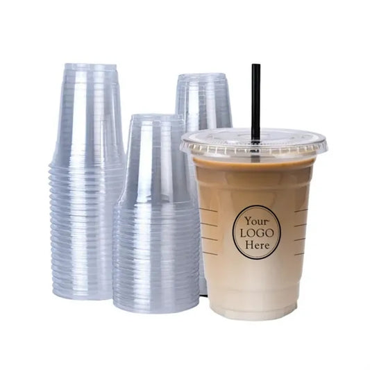 16 Oz. Disposable Clear Plastic Cups