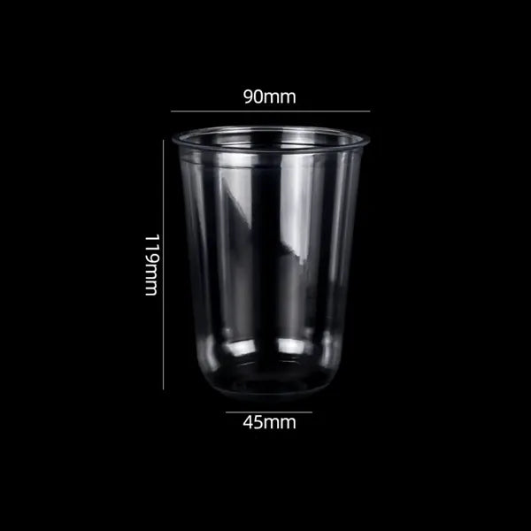 16 Oz. Disposable Clear Plastic Cups