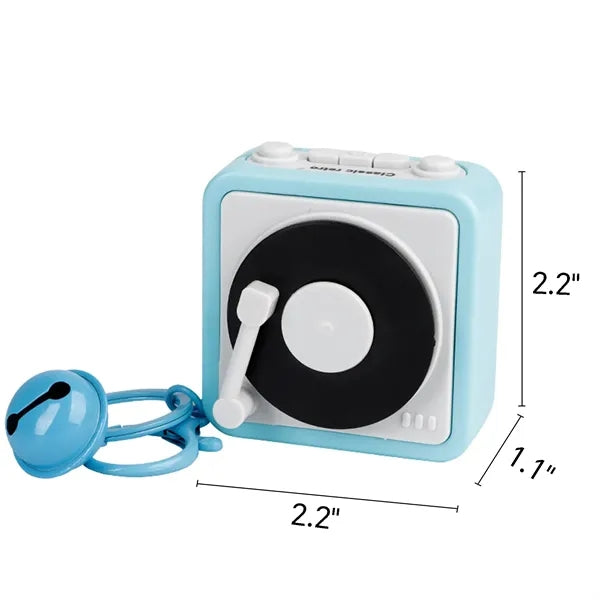 Retro Mini Recorder Keychain