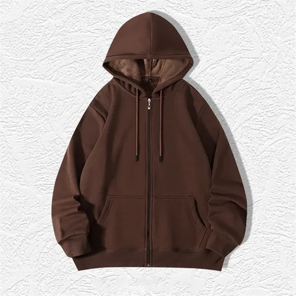 Soft Fleece Hoodie Oversized 14.8 oz. Full Zip Unisex M-3XL