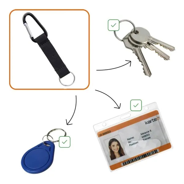 3/4" Carabiner Pocket Lanyard
