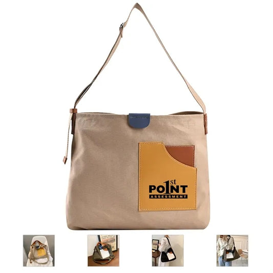 Canvas Shoulder Tote Bag