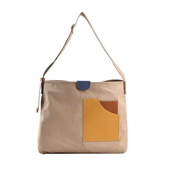 Canvas Shoulder Tote Bag