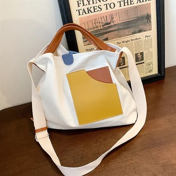 Canvas Shoulder Tote Bag