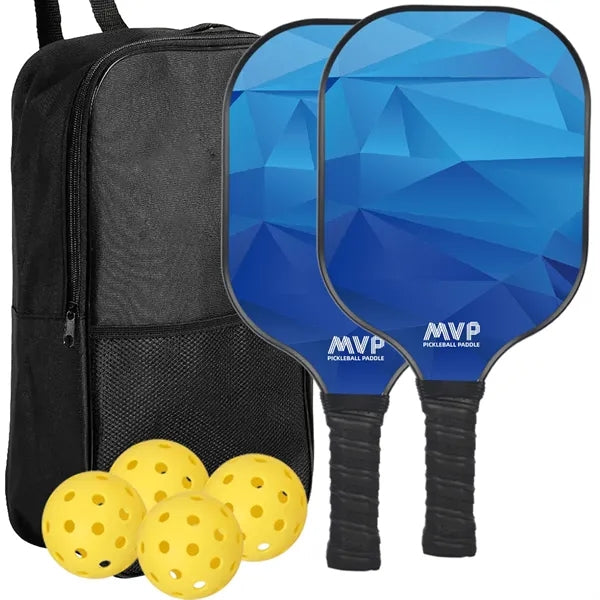 Wood Pickleball Paddles Set of 2