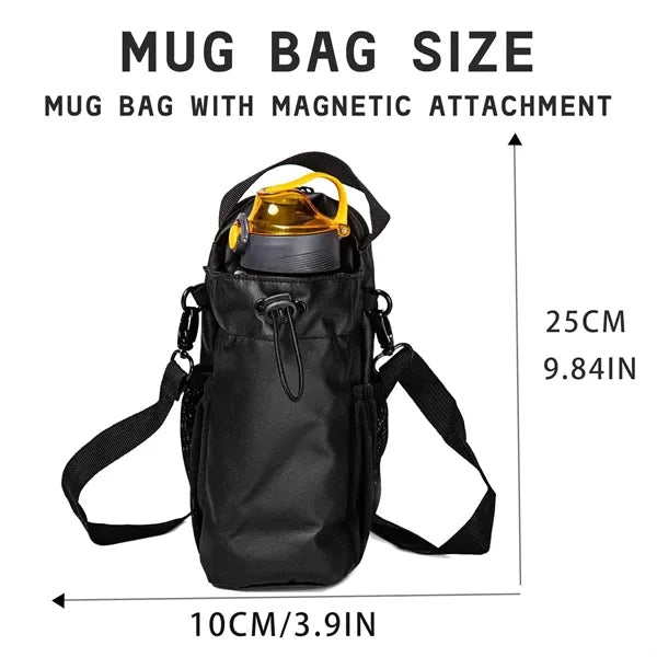 Magnetic Water Bottle bag with Phone Pockets