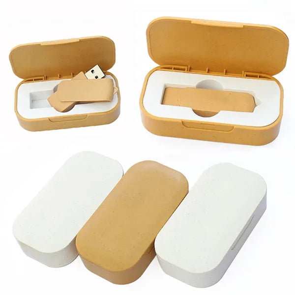 8GB Wheat Straw Eco-friendly USB Flash Drive