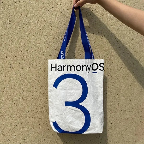 Recyclable Tyvek Paper Gift Shopping Tote Bag