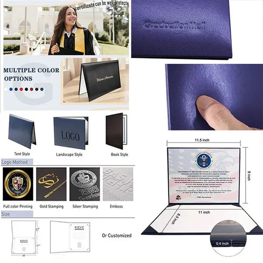Foam pad honor diploma certification holder