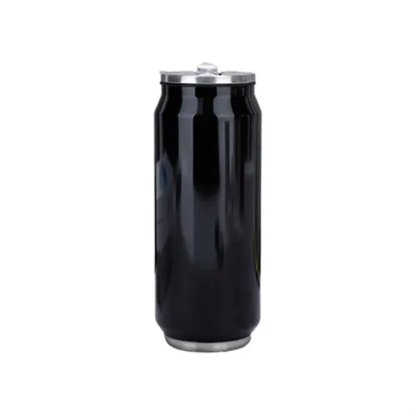 16oz Stainless Steel Double-Wall Tumbler with Straw & Lid